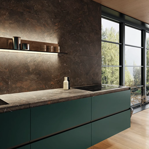 Gabinetes de Cocina Modulares de PVC con Acabado Brillante, Diseño Europeo Personalizado JY Project, Estructura de MDF, Juego de Mármol, Garantía de 5 Años - Product Image 3