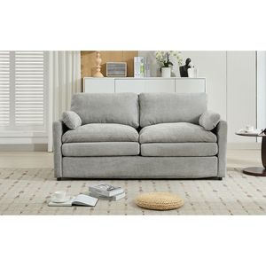 Divano a Due Posti Imbottito da 173 cm, Oversize e Confortevole, con Doppio Cuscino Morbido, per Soggiorno - Product Image 1