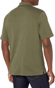 Polo de algodón para hombre, camiseta informal con logotipo bordado personalizado, ropa de Golf - Product Image 4