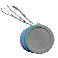 Gobelet pliable multifonctionnel de 260 ml en silicone durable pour les voyages