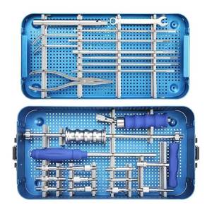 Kit chirurgical d'instruments orthopédiques pour l'extraction de clous intramédullaires, en acier inoxydable, pour implants osseux, usage hospitalier pour chiens - Product Image 4