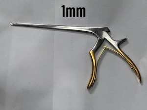 Juego de Kerrison Rongeur de 5 Piezas, 8 Pulgadas, 45 Grados hacia Arriba, 1mm-5mm, Mangos Chapados en Oro, Instrumentos Espinales de Acero Inoxidable de Grado Quirúrgico - Product Image 2