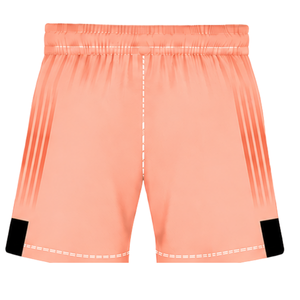 Pantalones Cortos de Rugby Personalizados Color Durazno Negro, Cintura Elástica, Transpirables, Ligeros, para Entrenamiento en Equipo, Uniformes Deportivos - Product Image 2
