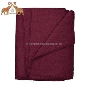 Kantha ผ้านวมผ้าฝ้าย100% น้ำหนักเบาทำด้วยมือ - Product Image 6