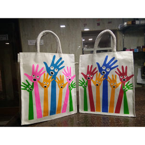 Canvas Storage Tote Bags for Food & Jewelry Multifunctional Foldable 40x40x25cm - Product Image 2