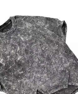 High Quality Sunfade Cropped Boxy Oversized Fit Mens <b>Tshirts</b> Custom Vintage Sun Faded Acid Wash T Shirt for Men - Product Image 6