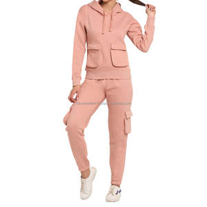 Elegante chándal, ropa para correr, fabricante de dos piezas para mujer, conjuntos de chándal, ropa de mujer con capucha, traje deportivo - Product Image 3