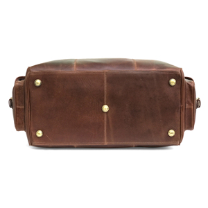 Bolsa de Viaje Grande de Cuero Genuino Vintage de Lujo para Hombre y Mujer, Resistente al Agua, Diseño Plegable, Poliéster - Product Image 3
