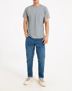 Fabricantes de ropa, camiseta de manga corta con cuello redondo y diseño de sublimación básico para hombre, de alta calidad. - Product Image 1