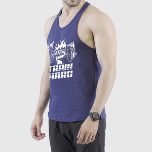 Débardeurs de fitness personnalisés en coton/bambou pour hommes et garçons – Maillots de musculation de haute qualité, séchage rapide, respirants, style urbain, grandes tailles - Product Image 2