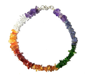 925 Sterling Silver 7 Chakra <b>Bracelet</b>, Natural Gemstone <b>Healing</b> Crystal, Yoga Energy <b>Bracelet</b> Adjustable <b>Bracelets</b> - Product Image 1