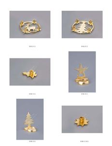 Décoration de mariage et de Noël, porte-bougie en or, résistant à la chaleur, fait main, luxe, écologique, prix d'usine - Product Image 6