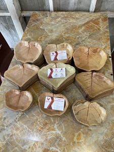 จานใบปาล์มแบบย่อยสลายได้อุปกรณ์บนโต๊ะอาหารสำหรับตั้งแคมป์กลางแจ้ง - Product Image 6