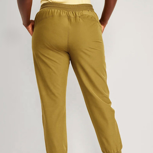 Pantalon de survêtement respirant à poignets élastiques et cordon de serrage ajustable à la taille, parfait pour l'entraînement, la randonnée, les voyages, les tenues décontractées, pour femme - Product Image 3