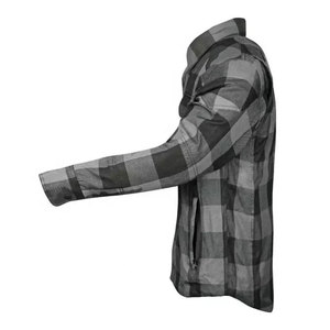 Chemise en flanelle d'automne 100% coton, homologuée CE, pour hommes et femmes, logo personnalisé, service OEM, chemise à carreaux décontractée à manches longues - Product Image 2