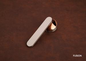 Manija de Puerta de Latón de Lujo Minimalista con Cerradura de Embutir para Interiores, Precio de Fábrica al por Mayor para Muebles Residenciales - Product Image 2