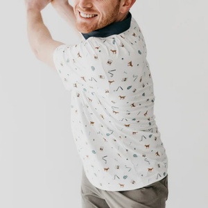 <b>White</b> Color High Quality New Style Sublimated Men Polo T Shirts Breathable Casual Style Men Wear Polo Shirts - Product Image 3