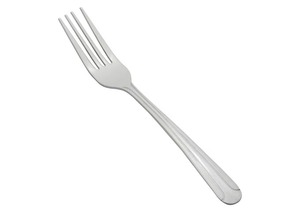 Fourchette à dîner en acier inoxydable, finition miroir, style simple, couverts de fête - Product Image 5