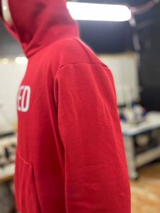 เสื้อฮู้ดดี้สกรีนลายคุณภาพสูง ออกแบบเองได้ เนื้อผ้านุ่มสบาย สไตล์สตรีทแวร์ เหมาะสำหรับใส่ลำลอง - Product Image 4