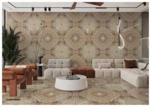 Azulejos de Porcelana Modernos con Acabado Brillante, Diseño de Mármol para Paredes y Pisos Interiores, Tamaño 60x120cm, 600x1200mm, 24x48 Pulgadas - Product Image 5