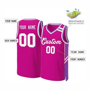 Maillots d'entraînement de basketball personnalisés par sublimation – Débardeurs sportifs décontractés respirants pour équipes – Uniformes athlétiques personnalisables avec nom et numéro – Protection UPF - Product Image 6