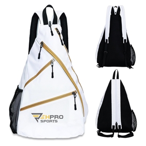 Sac à dos de pickleball personnalisé avec logo, sac de pickleball en nylon imperméable, sac à dos de sport pour raquettes - Product Image 1