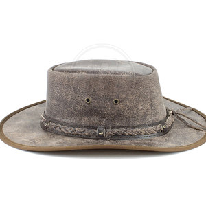 Sombreros de Cuero de Alta Calidad, MOQ Bajo, Sombreros de Cuero Recién Llegados, Sombreros de Cuero a Precio Económico, Hechos en Pakistán - Product Image 4