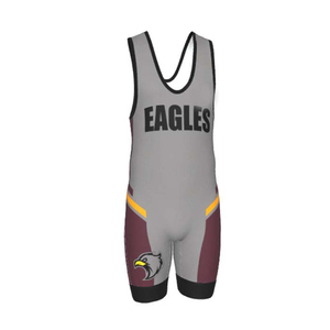 Singlet de Compresión para Lucha Libre Masculina OEM con Logotipo Personalizado Ideal para Equipos - Product Image 3