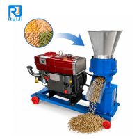 Granulateur à rouleaux électrique pour aliments pour animaux de compagnie et poissons, machine à granulés pour volailles et bétail