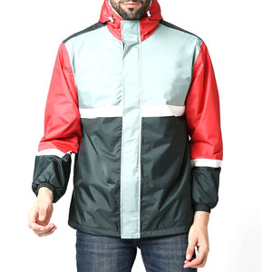 Custom Waterproof Rain <b>Jacket</b> <b>Lightweight</b> Hooded Outdoor Wind Resistant Breathable Protective Coat - Product Image 1
