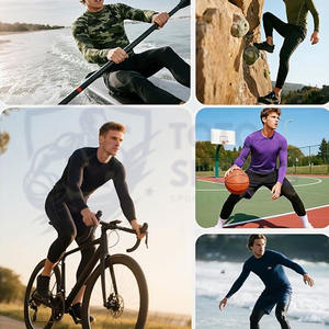 Pantalones Deportivos de Compresión para Hombre, a la Moda, Transpirables, que Absorben la Humedad, para Entrenamiento y Gimnasio, Precio al por Mayor, Mejor Servicio - Product Image 6