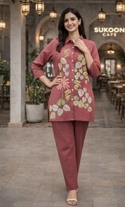 Traje de novia de georgette de diseñador para mujer con bordados elaborados y cancan - Product Image 3