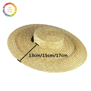Chapeau de paille tissé pour femmes, à large bord, élégant, pour l'été, la plage, avec décoration en ruban - Product Image 3