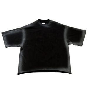 T-shirt Vintage Oversize 100% Coton Confortable et Tendance, Nouveau Modèle Best-seller, Vente en Gros, T-shirt Vintage Lourd et Uni pour le Streetwear - Product Image 6