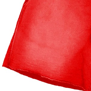Pantalones Cortos Deportivos de Algodón Rojo para Hombre, Cintura Media, Color Sólido, Transpirables, de Punto - Product Image 2