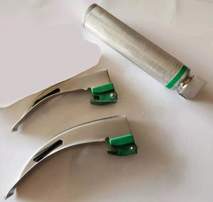 ชุดเครื่องมือส่องกล่องเสียงแบบใช้แล้วทิ้งชนิดใยแก้วนำแสงสำหรับสัตว์ ยี่ห้อ Macintosh รุ่น MI-600136 ผลิตจากสแตนเลส ได้รับการรับรองมาตรฐาน CE จาก Medivolve - Product Image 2