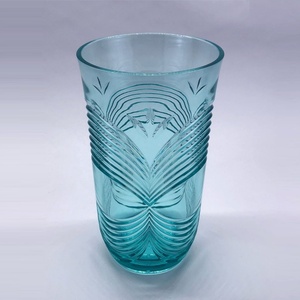 Color Carved Ribbon Pattern Acrylic Portable Modern Party Water <b>Tumblers</b> for Indoor Outdoor Use - Product Image 3