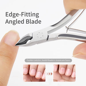 Pince à cuticules professionnelle en acier inoxydable, coupe-peaux mortes pour manucure et pédicure, lames de précision affûtées, mâchoires larges pour doigts - Product Image 3