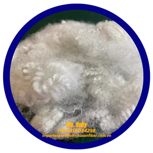 Recycled Polyester <b>Staple</b> Fibre 15D HD White Holow Non-Siliconized from Vikohasan Manufacturer for quilt sofa car interiors - Product Image 3