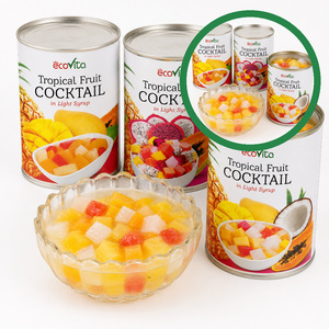 International Standard Wholesale Price Factory In Vietnam Canned Mixed Tropical Fruits Packed in A10 Can - Product Image 5