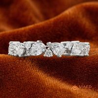 Anillo de Moissanita Plateado con Corte de Pera, Elegante Anillo de Compromiso para Mujer, Joyería de Lujo, Anillo de Moda Estilo NYC, Anillo de Regalo