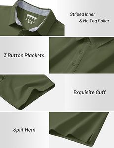 Chemises Polo Homme de Haute Qualité, Design Personnalisé, Manches Courtes, Printemps-Été, 100% Coton, Chemises Homme à Manches Courtes - Product Image 5