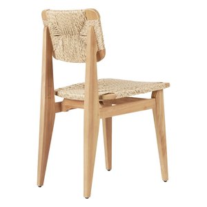 Chaise de salle à manger en teck massif de qualité supérieure, chaise en bois naturel avec rotin synthétique pour restaurant, hôtel et mobilier de maison - Product Image 4