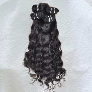 Extensions de cheveux humains vierges indiens Remy, ondulés et bouclés, 100g, qualité supérieure, prix direct usine, vente en gros à prix avantageux - Product Image 2