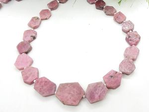 Cristal de Rubí Natural en Bruto, Tira de 8 Pulgadas, 10-18 mm, Piedra Suelta Rosa para Fabricación de Joyas, Suministros al por Mayor - Product Image 5