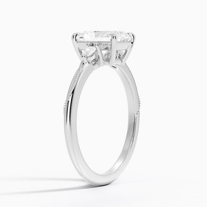 BOJ <b>Ring</b> 032 Radiant Cut <b>925</b> <b>Silver</b> Camellia Three Stone Diamond <b>Ring</b> 2ct D Color VVS1 Moissanite GRA Certified Low Price <b>Ring</b> - Product Image 2