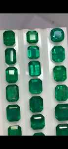 Esmeralda Zambiana en Forma de Cojín, Rectangular, de Alta Calidad, para Joyería, Gema Suelta, Precio de Mayorista - Product Image 2