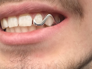 Grillz dentaire en argent sterling 925 massif, style hip-hop, bijou dentaire unisexe, pour usage quotidien, capuchon dentaire en métal - Product Image 3