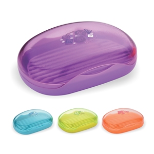 Light Luxury Plastic <b>Soap</b> <b>Holder</b> with Double-layer Drainage Holes - Product Image 1