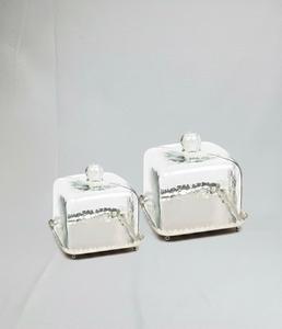 Luxury 2 Tier Silver <b>Cake</b> <b>Stand</b> <b>Set</b> Metal Dessert Serving Tray Wedding Party Display - Product Image 6